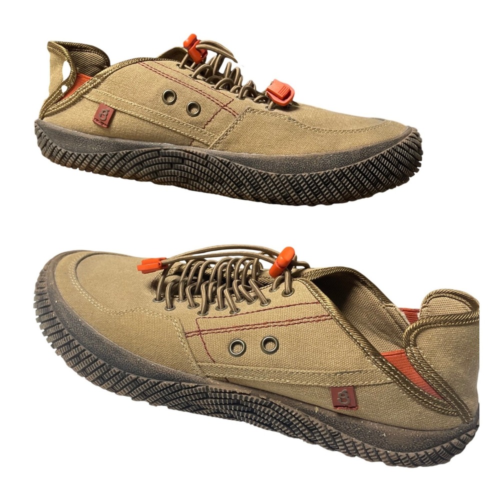 Hybrid Green Label Lethal Adventure Low Top Tan Canvas Sneaker Men's 10